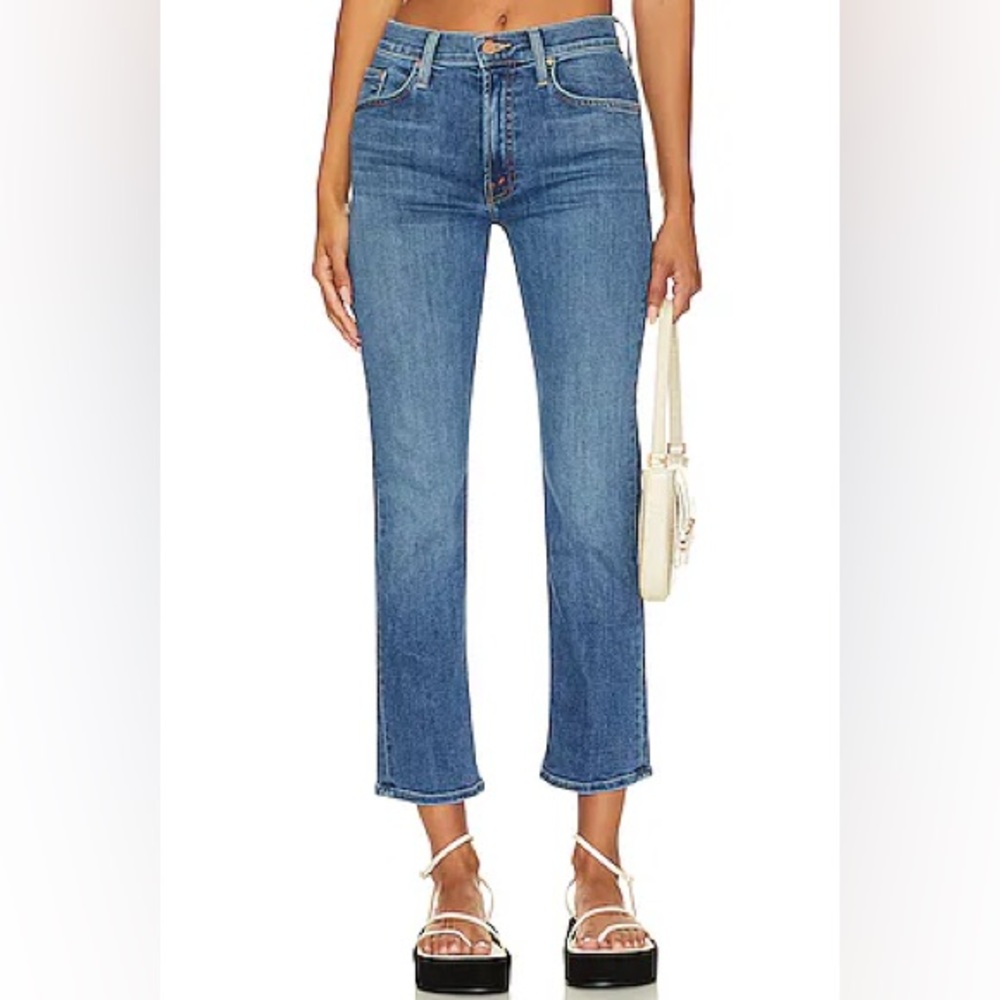 Mother Mid Rise Rider Ankle - Right On!, 29